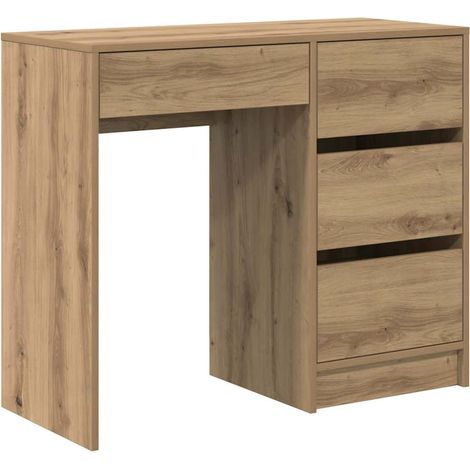 Maison Exclusive - Schreibtisch Artisan-Eiche 90 x 37,5 x 75 cm H