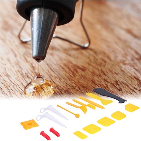 Ensemble de 16 pièces comprenant un mastic à joints, un grattoir à joints d'angle, un grattoir en plastique et un grattoir pour bouchons d'étanchéité. (1/5)