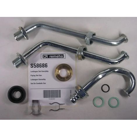 Remeha Jeu de conduite de gaz (Vanne-Venturi), S58686