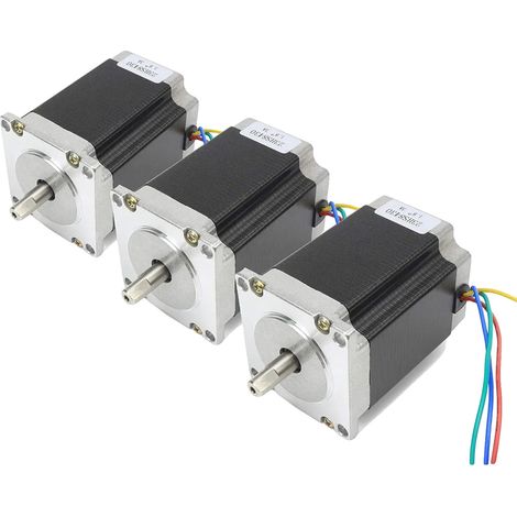 Motor paso a paso, par de retención de 270 oz-in, tecnología de control eficiente, motor de 3 piezas (1/2)