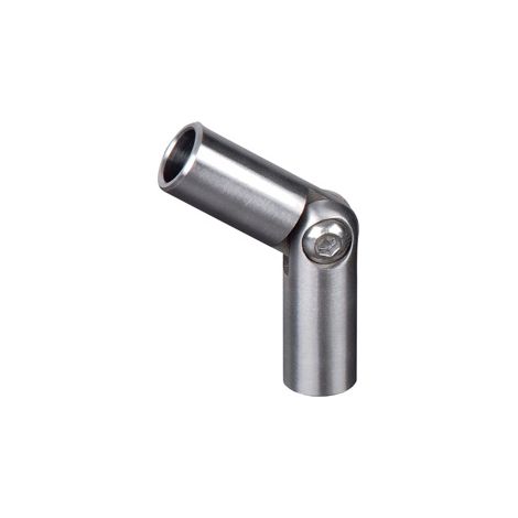 [QUALITE FRANCAISE] - Raccord articulé pour rond Ø14mm - Hauteur 36mm - Inox 316