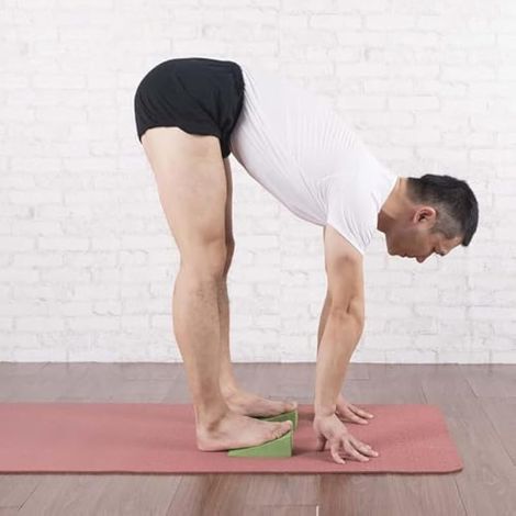 Cale en mousse de yoga - Cale en mousse de hauteur professionnelle - Planche oblique en mousse pour étirement du mollet, genouillère, soutien du dos, planche oblique en mousse pour l'étirement des (1/5)