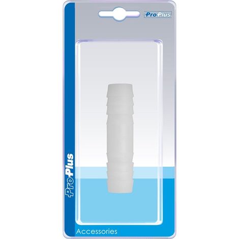 Raccordo per tubo acqua dritto 19mm in blister (1/4)
