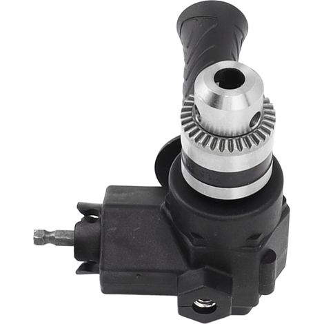 Accessoire de rallonge coudée à angle droit pour foret à 90° en acier avec roulement, adaptateur de perceuse professionnel (1/5)