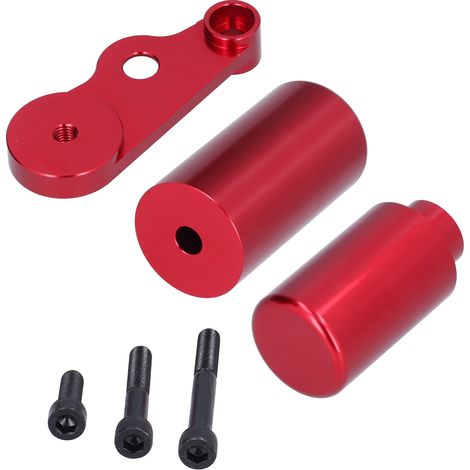 3 pièces embouts de protection cadre moto adapté Suzuki GSXR 600 GSXR 750 2006-2009 rouge (1/5)