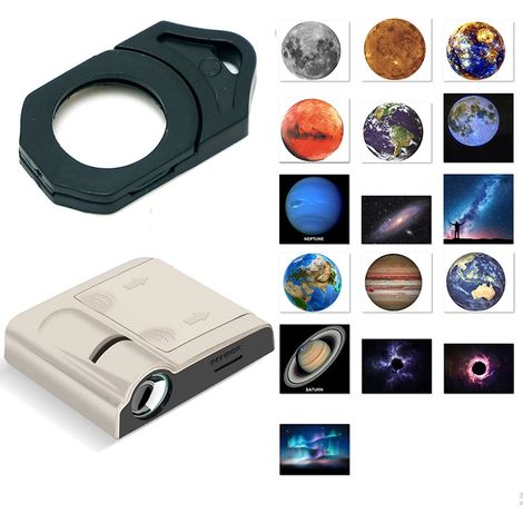 Lampe de projection Lune Galaxie Veilleuse Projecteur Terre Cadeau (1/5)