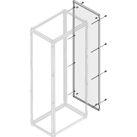 Panneau latéral plein IP30/40 H 2000mm P 900mm (x1) 1STQ007625A0000 ABB PPEB2090