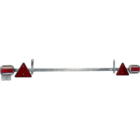 BARRA TELESCÓPICA PARA REMOLQUE CON 2 PILOTOS LED Y 2 CATAREFLECTANTES JBM 54161 (1/3)