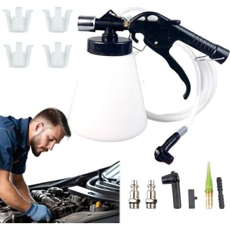 Kit de purge liquide frein Purgeur manuel à vide 1 L, purgeur pneumatique, machine chasse professionnelle, kit d'embrayage pour les Section B - (1/5)