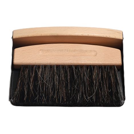 Ensemble balai et pelle de table, mini balai et pelle, brosse de table magnétique en bois, petit kit de nettoyage pour nettoyer les tables, la poussière et la saleté (1/5)