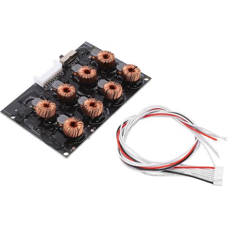 Aktiver Balancer, 8 Saiten, 3 Modi, 2 A, automatischer Balancer, BMS, Lithiumbatterie, aktiver Equalizer (1/5)