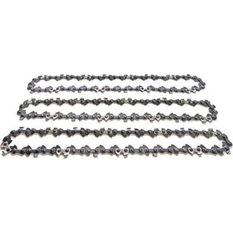Satz mit 3 Kettensägenketten, 3/8"-Teilung, 1,3 mm Gliedstärke, 52 Glieder für 35 cm / 14"-Führungsschiene