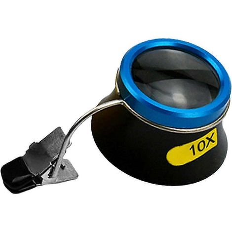 Loupe de précision, loupe de bijoutier pour la réparation de montres et de bijoux, outil de réparation de montres et de bijoux-10X
