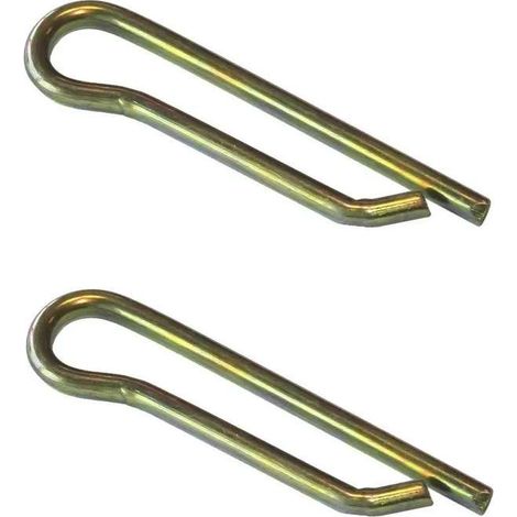 2x clip de maintien goupille attelage diamètre 3mm x longueur 55mm acier remorque tracteur voiture camion