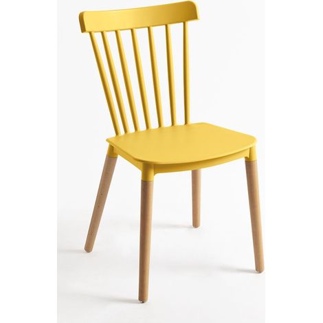 Sillas Comedor - Silla Leka - Amarillo (1/5)