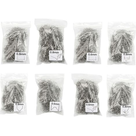 Kit di 800 pezzi per pistola sparachiodi a caldo per la riparazione e la saldatura di plastiche in ambito automobilistico: un kit di attrezzi completo per auto.