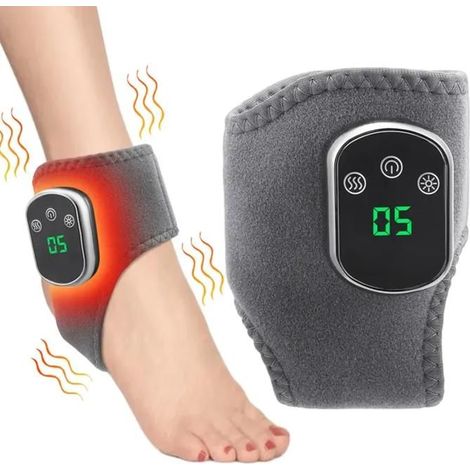 HOXILEELEOen 1 Masseur De Pieds Électrique,3 Modes Vibration Et 5 Niveaux De Chauffage,Favorise Circulation Sanguine Et Soulage Douleur (1/2)