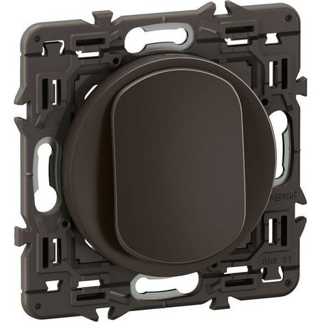 Interrupteur ou va-et-vient Céliane 10AX 230V prémonté Noir LEGRAND CE0001 (1/2)