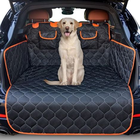 Protection de coffre pour chien avec protection latérale et de seuil de porte de chargement, protection de coffre universelle, imperméable et résistante aux rayures - Couverture pour chien facile d'en (1/5)