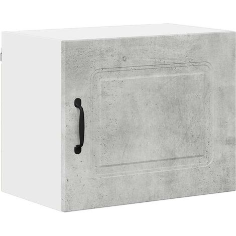 Meuble mural de cuisine,Armoire de cuisine avec étagère Gris béton 50 x 31 x 40 cm CFW91412 (1/5)