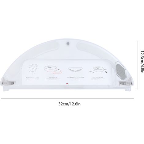 Ortviai Réservoir d’eau pour robot aspirateur Xiaomi 1S – ABS, 32 x 12,3 x 1,5 cm, compatible original (1/4)