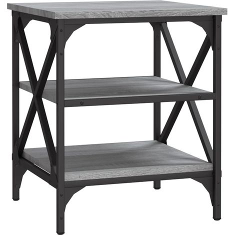 Maison Exclusive - Beistelltisch Grau Sonoma 40x42x50 cm Holzwerk