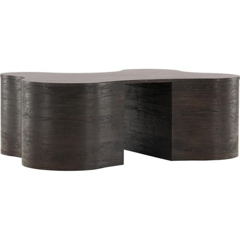 Table Basse Design "Larvik" 130cm Marron Foncé (1/5)