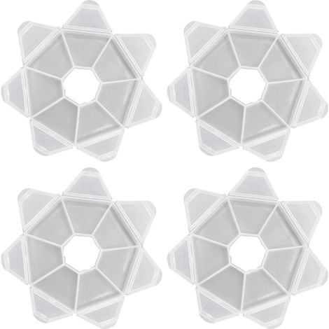 Boîte de rangement transparente 7 compartiments pour pêche, bijoux et médicaments (1/5)