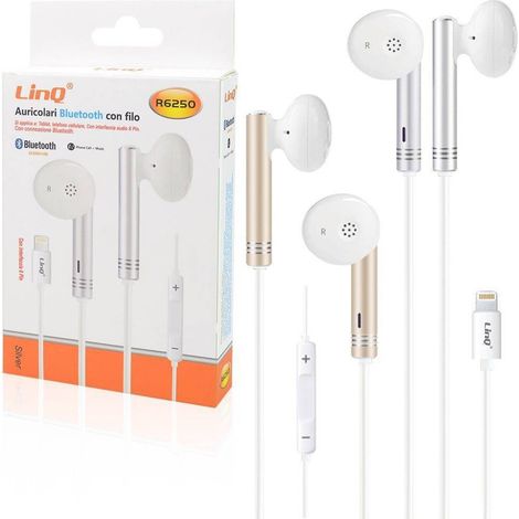 écouteurs Stéréo Musique Casque Bluetooth Avec Fils R6250 Lightning 8 Broches Iphone (1/3)