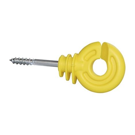 INSPOVET ISSUSLOLLER fÐ©r Faden, 80 mm, Gelb, Holzpfosten