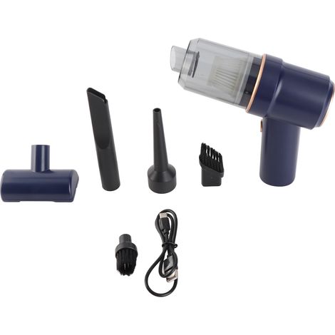 Aspirateur à air comprimé pour voiture 120 W 8000 Pa, mini aspirateur sans fil pour la maison et le bureau, aspirateur portatif, 7,4 V CC, sans base de chargement (1/5)
