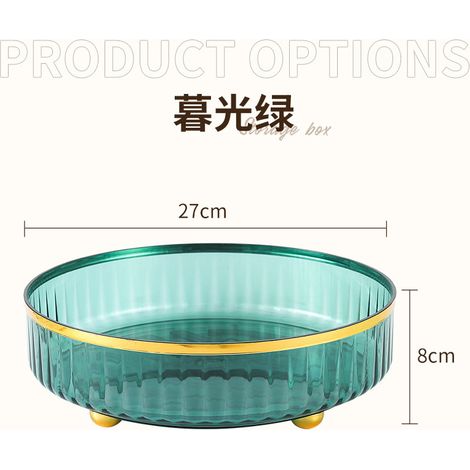 Tourne Disque De Rangement - Plateau Tournant Cuisine Pour Epices Et Assaisonnements - Boîte De Rangement Rotative Pour Produits Cosmétiques - Lot De 1 (1/5)