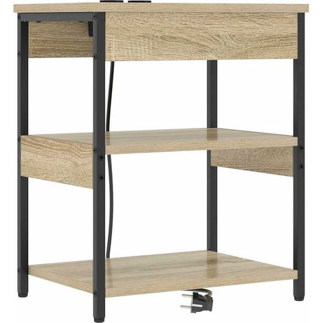 Maison Exclusive - Armadio da Notte Rovere Sonoma 41 x 31 x 51 cm
