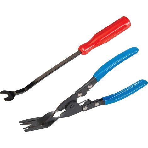 Dapetz ® Car Door Trim Removal Tool 2PCS Car Door Panel Removing Plier with Trim Clip Car Repair Hand Tool without damaging surround areas Material: Carbon steel (1/5)