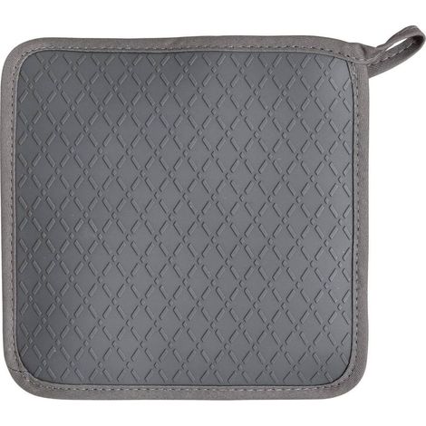 Manique de cuisine avec protection silicone Gris (1/2)