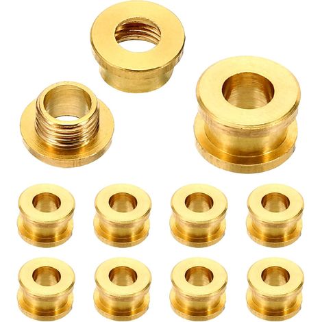 10 pcs mm 1/5 pouce Solide Laiton Trou Œillets Laiton Ton (1/5)