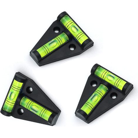 3-in-1 T-Type Magnetic Plastic Spirit Level with Double-Sided Design for Accuracy and Stability (1/4)