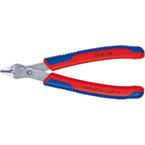 Alicate corte diagonal 125mm elect mango bicomponente knipex