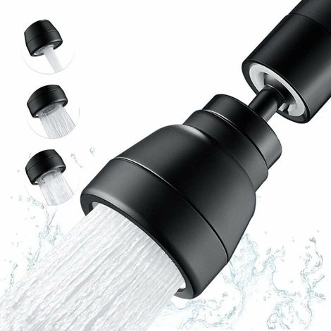 Mousseur valve kitchen 360° 3 modes of discharge Brass solid and ABS Energy water Compatible with faucet 22mm/24mm (1/4)