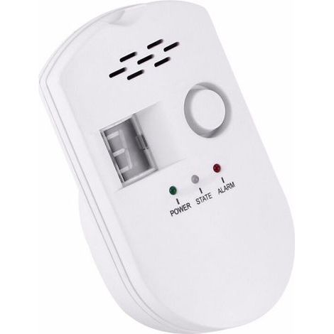 [NEVER USED] LPG/Natural Gas/Coal Gas Leak Detector, Plug-in Sensor Monitor with Audible Alarm and LED Digital Display, for Methane, Propane, Butane Fuel (1/4)