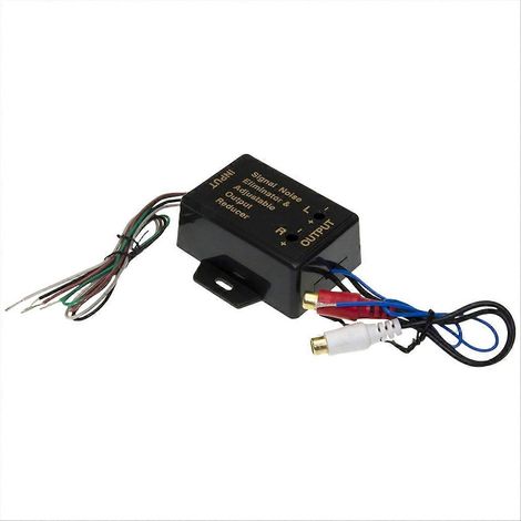 Convertisseur de niveau haut/bas 2 voies, convertisseur audio pour haut-parleurs de voiture 12-24 V, adaptateur réglable 40 W (1/5)