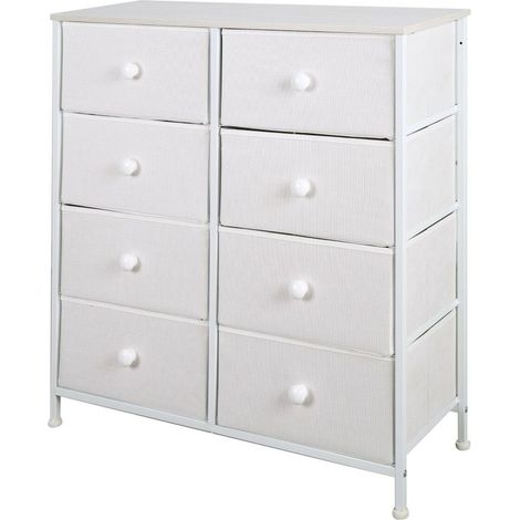 Cassettiera Max Home Bianco 80 x 81 x 30 cm (1/5)