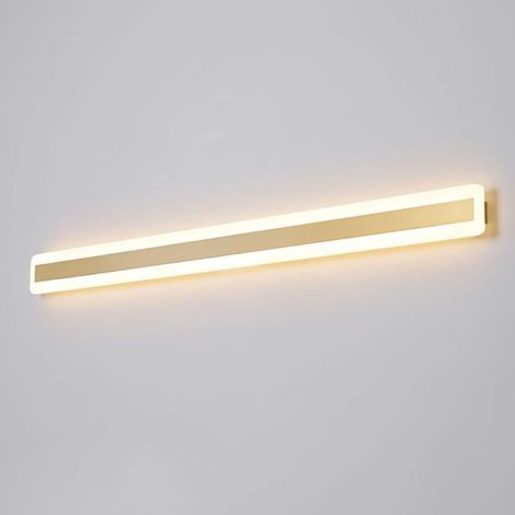 Luminaires muraux à bande LED,  murale étanche extérieure, éclairage extérieur de porche avec guide de lumière en acrylique blanc, s linéaires LED externes modernes pour salon, terrass (1/3)