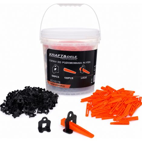 Kit de nivellement de carrelage 600 pièces KD10778 (1/5)