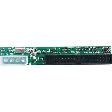 Carte adaptatrice IDE PATA vers SATA 3,5"/2,5" pour disque dur IDE 40 broches/DVD (1/4)