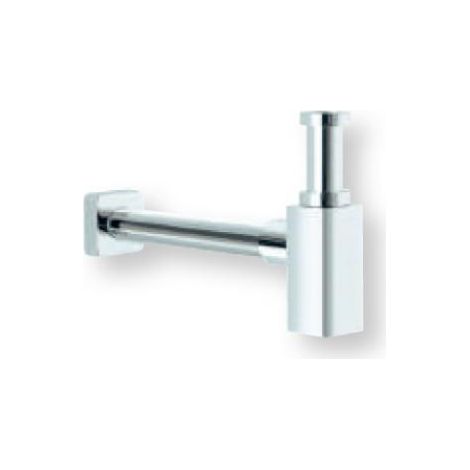 SIPHON LAVABO CARRE LAITON BLANC - CRISTINA ONDYNA MS53924 (1/2)