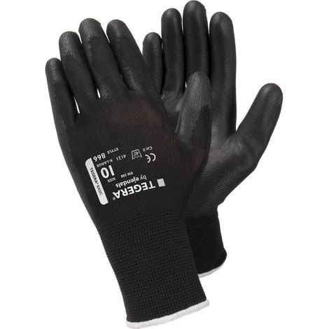 Gants Tegera 866 - Noir- taille 9 (sachet de 6 paires) - Ejendals