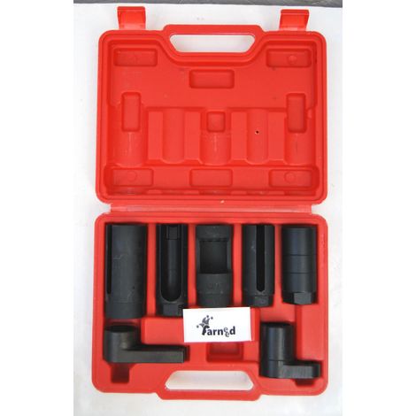 SET KIT RIMOZIONE ATTREZZI MOTORE SONDA LAMBDA PRESA PROFESSIONALE 7 PZ