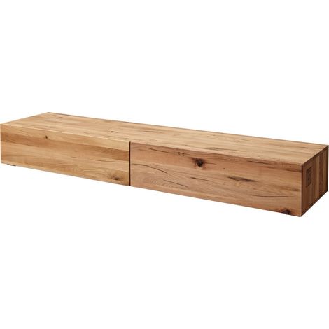mobile TV in legno di Quercia Selvatica/ Cerro 220x52x32 quercia naturale oliato FRANKFURT 108 (1/3)