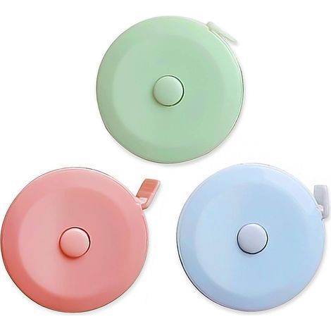 Mètre ruban à mesurer télescopique en 3 pièces avec double échelle pour mesurer la longueur, la ligne, la poitrine, la taille, la jambe et d'autres machines de coupe portables multifonctions (1/5)